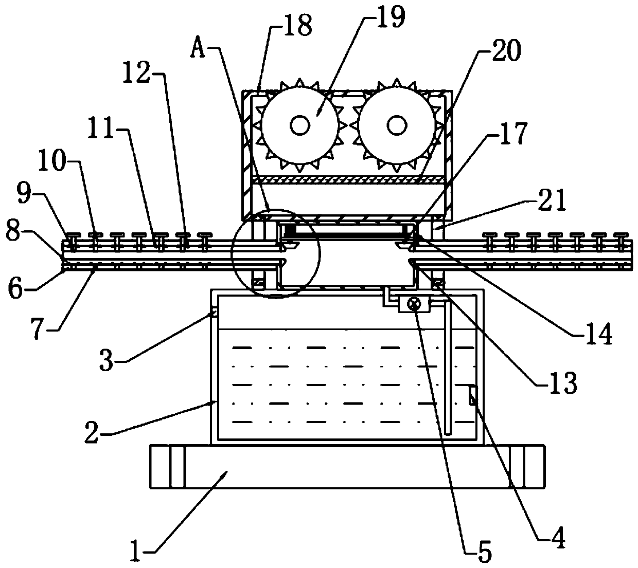 Forestry irrigation device