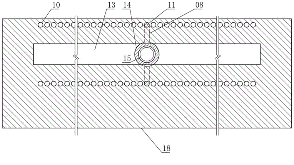 Axis-controlled positioning occipital jaw with displacement positioning suspension