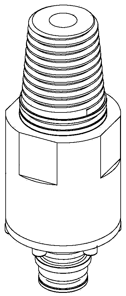 Pressure self-balance ultrahigh pressure seal water swivel