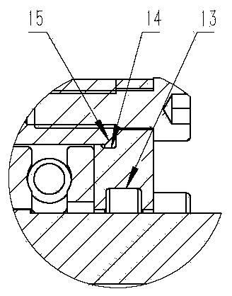 Pressure self-balance ultrahigh pressure seal water swivel