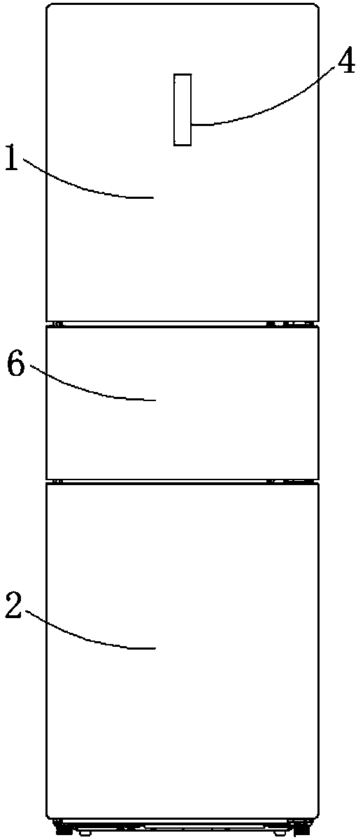 A temperature control method of a single-cycle refrigerator and the single-cycle refrigerator