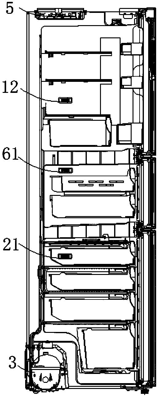 A temperature control method of a single-cycle refrigerator and the single-cycle refrigerator