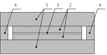 Production process for hot-rolled composite blank