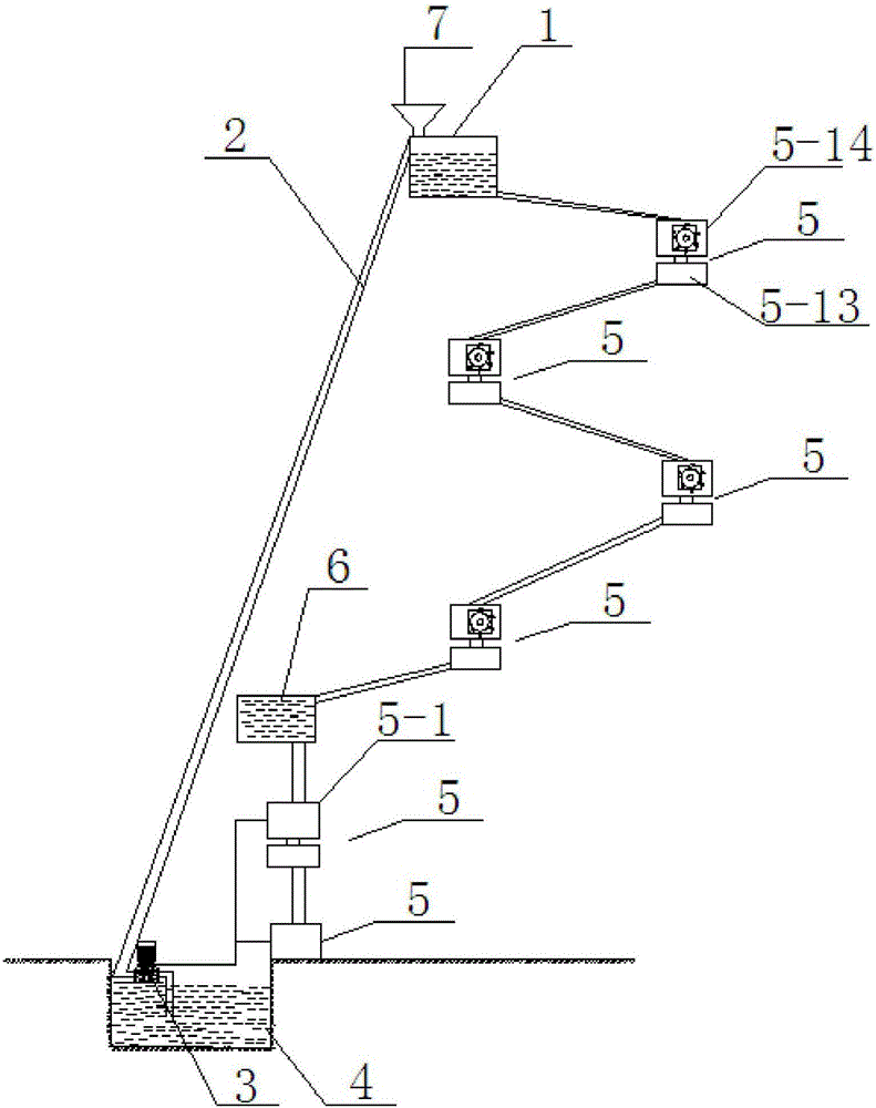 Hydraulic cycle power generation system