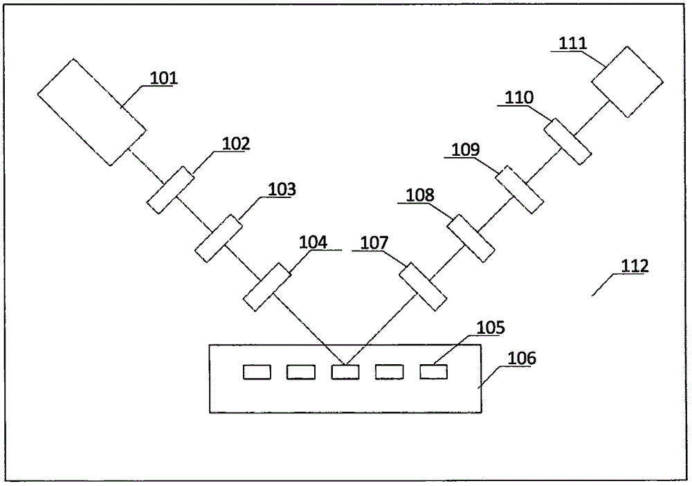 Light reflection difference device and method for detecting oil content of oil shale