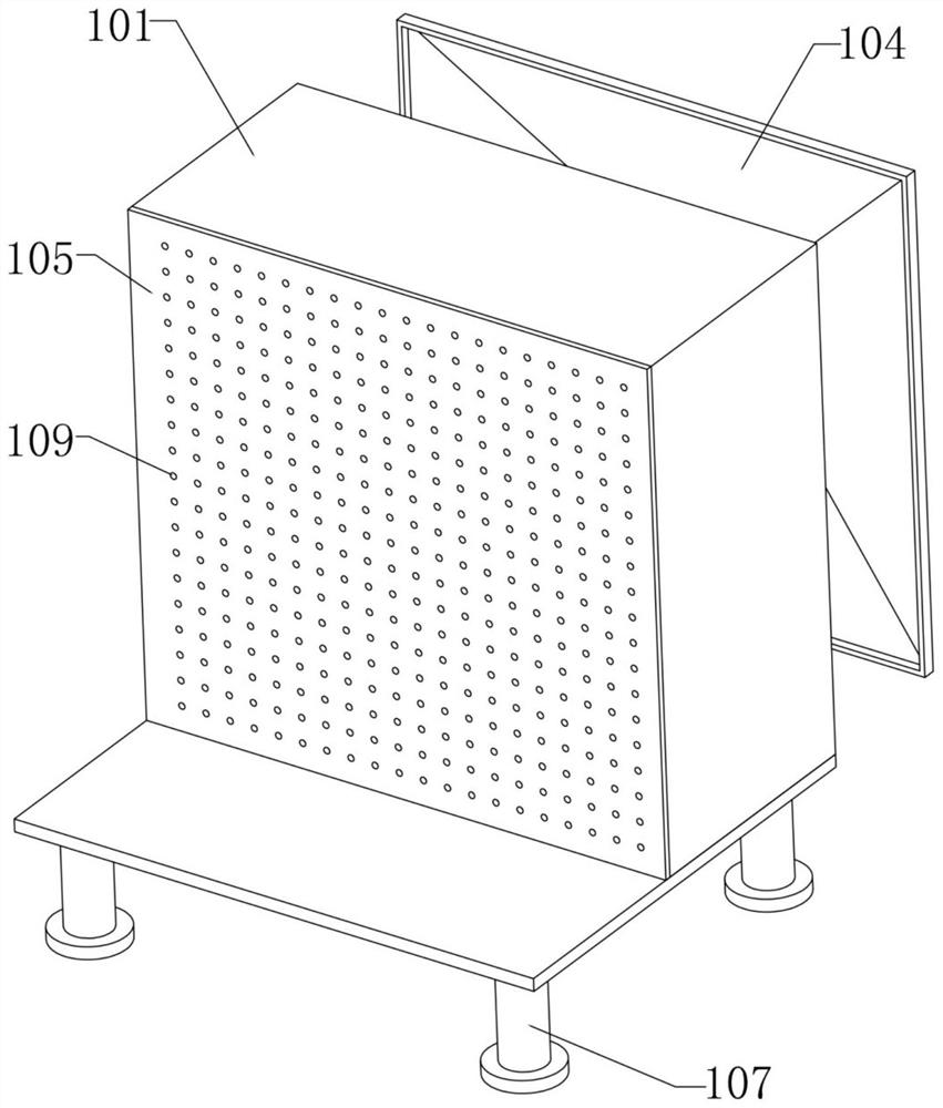 Intelligent efficient protection heat dissipation case for computer