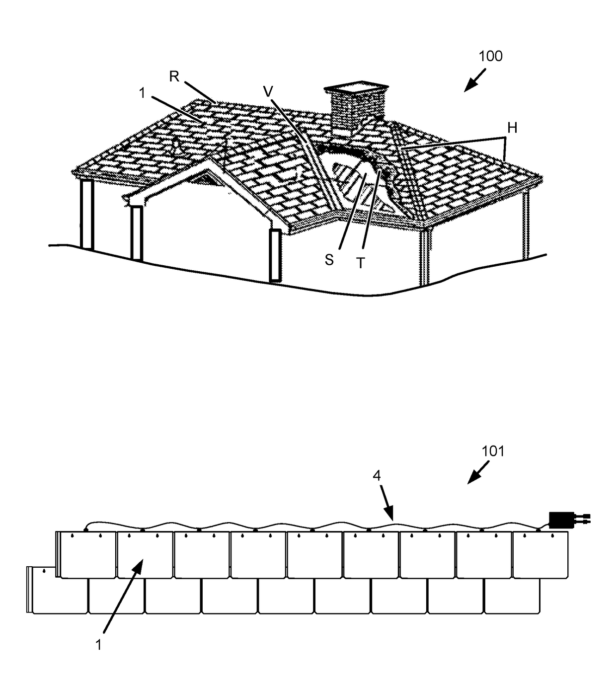 Building integrated photovoltaic system with glass photovoltaic tiles