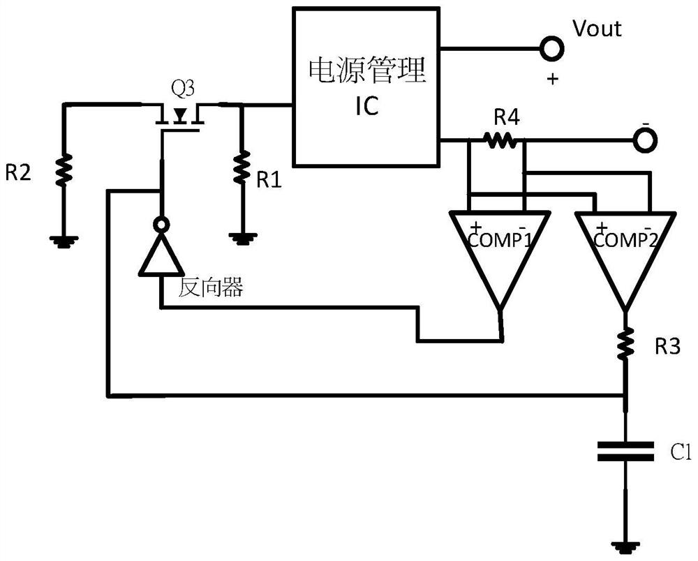 Delay overcurrent protection circuit and design method thereof