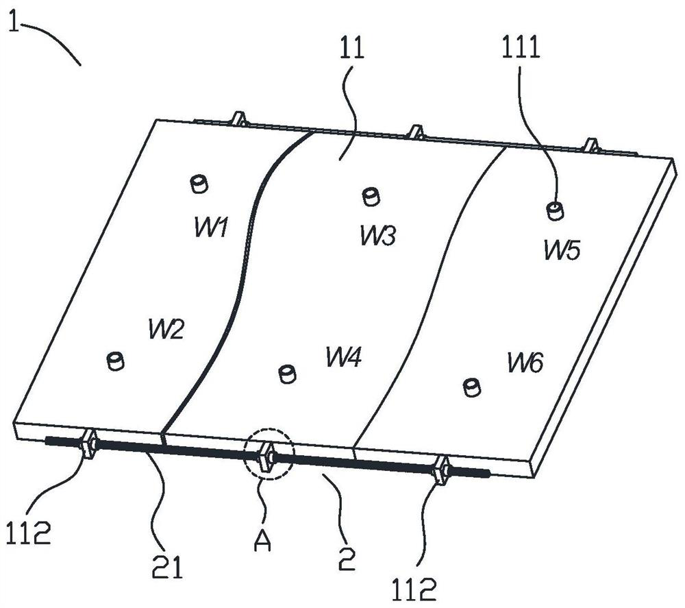 Experimental device and method for simulating influence of cracks on nano-magnetofluid oil displacement effect