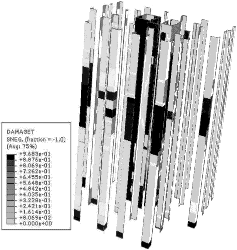 Earthquake damage assessment method for short-leg shear wall structure