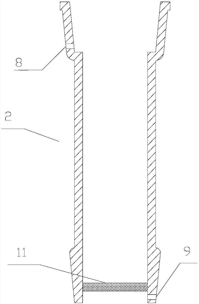 Modular multistage chromatography column as well as sampling method and separating method thereof