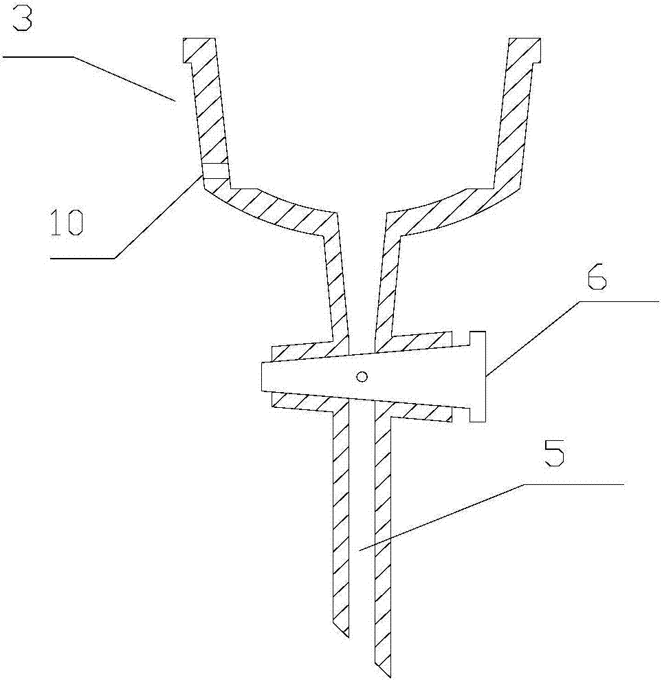 Modular multistage chromatography column as well as sampling method and separating method thereof