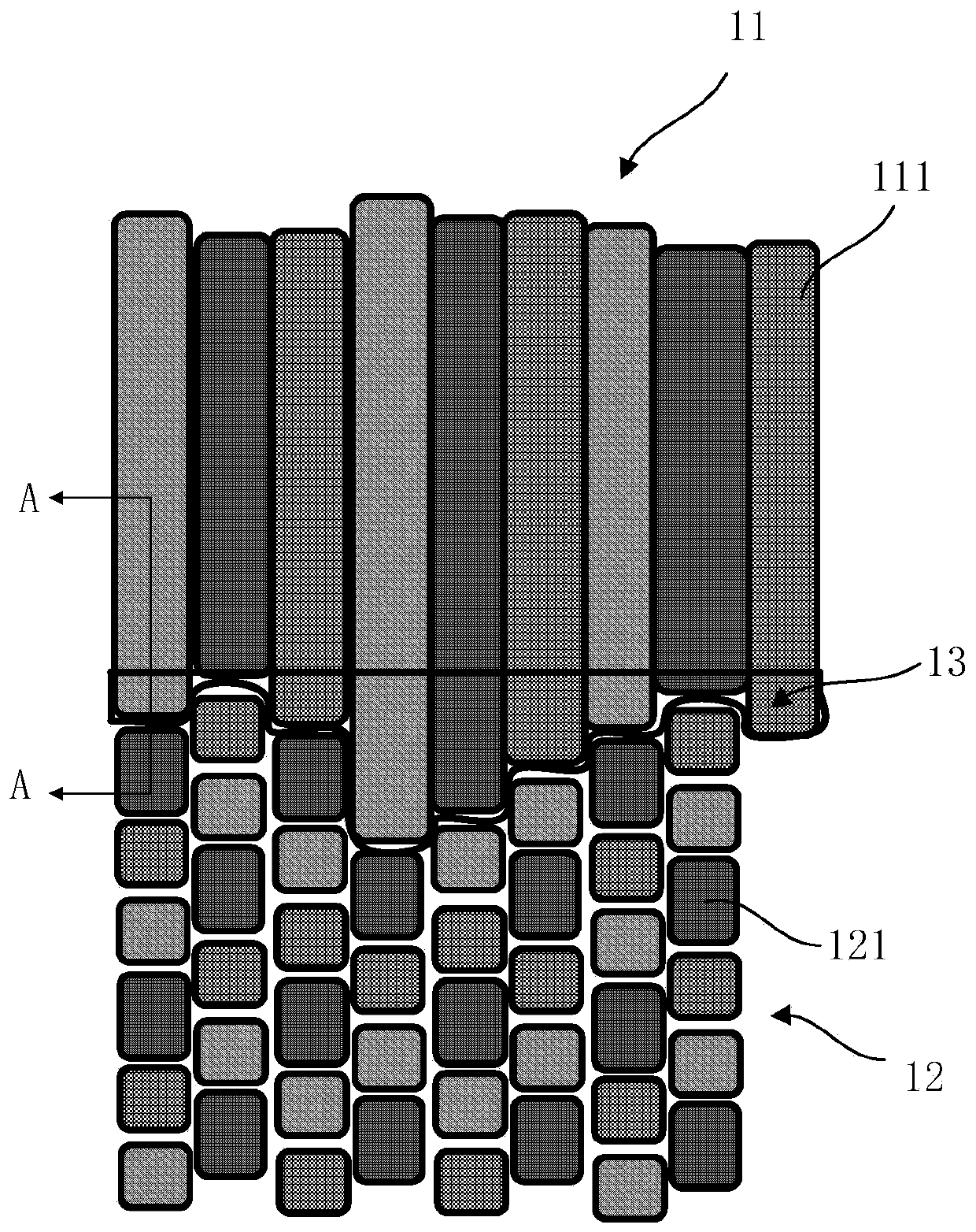 Display device, display panel thereof and OLED array substrate