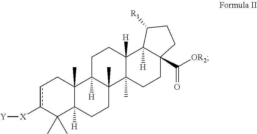 C-19 modified triterpenoids with HIV maturation inhibitory activity