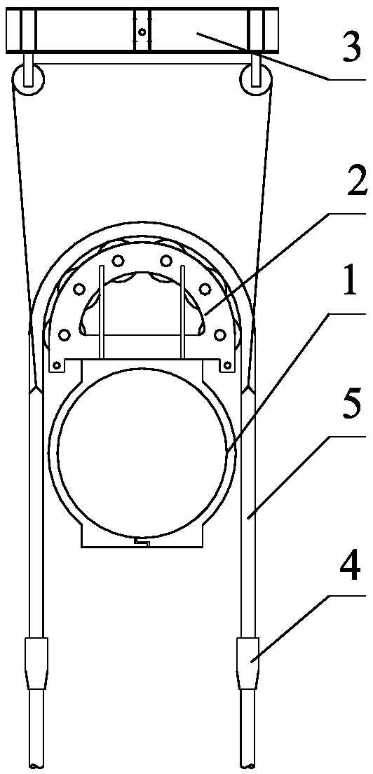 Suspension bridge suspension cable replacement system and method for replacing suspension bridge suspension cables