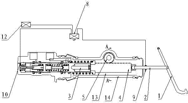 Electric booster brake device for vehicle