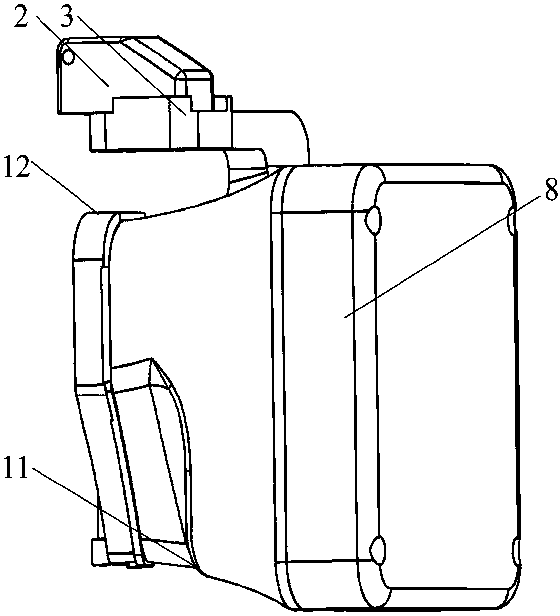 Head-mounted visual aiming control system