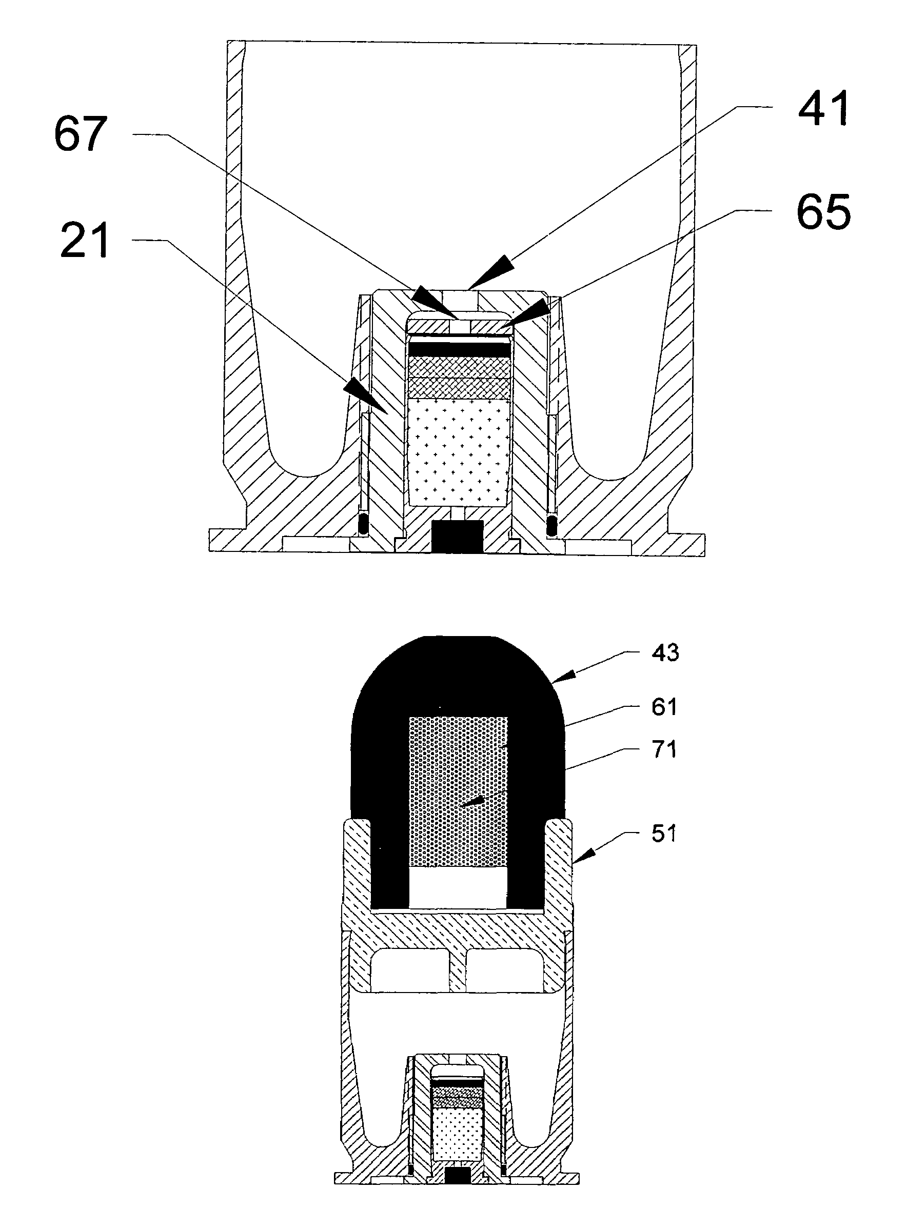 Reloadable non-lethal training cartridge