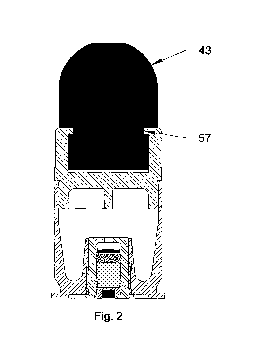 Reloadable non-lethal training cartridge