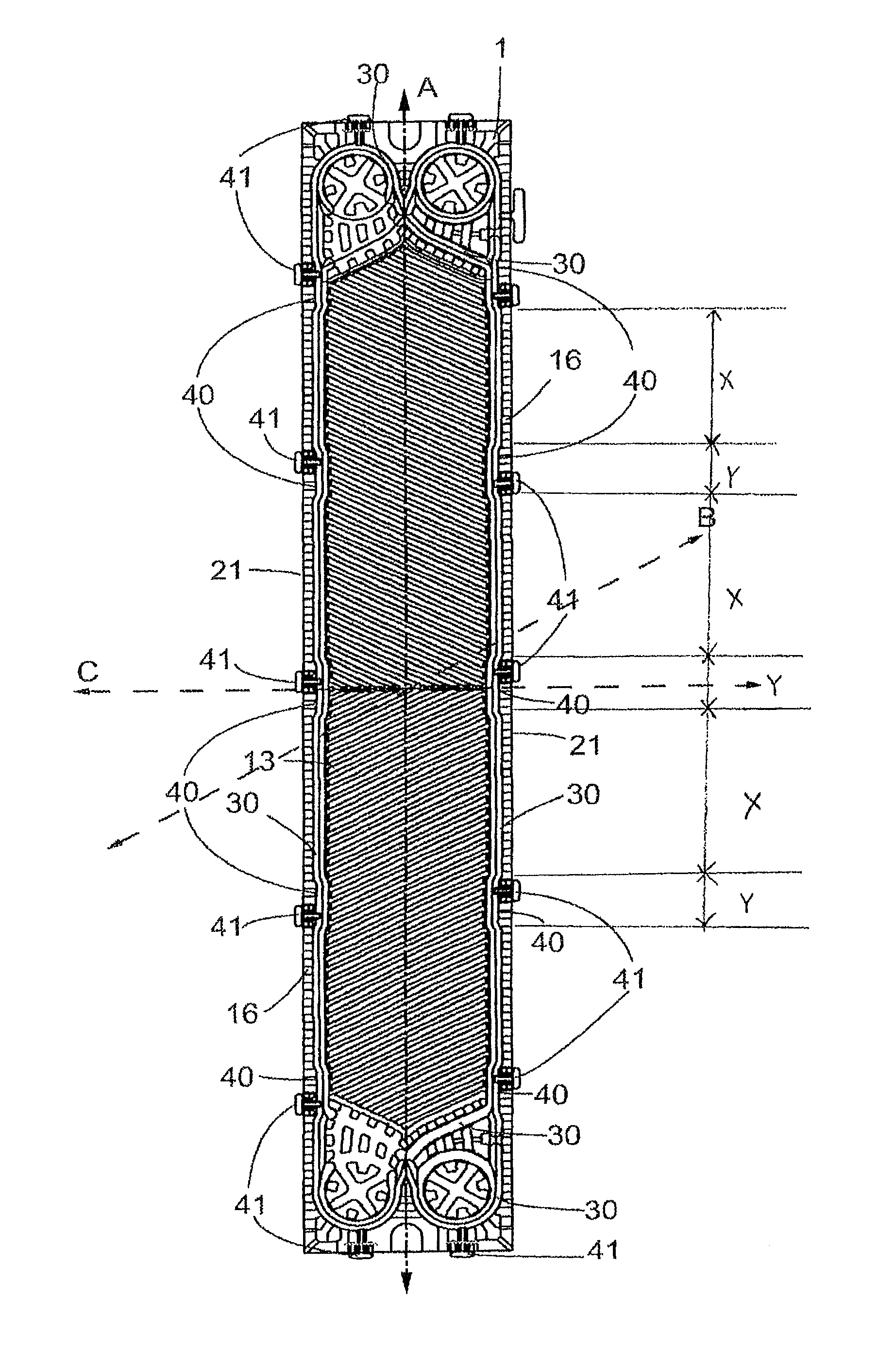 Plate and gasket for a plate heat exchanger