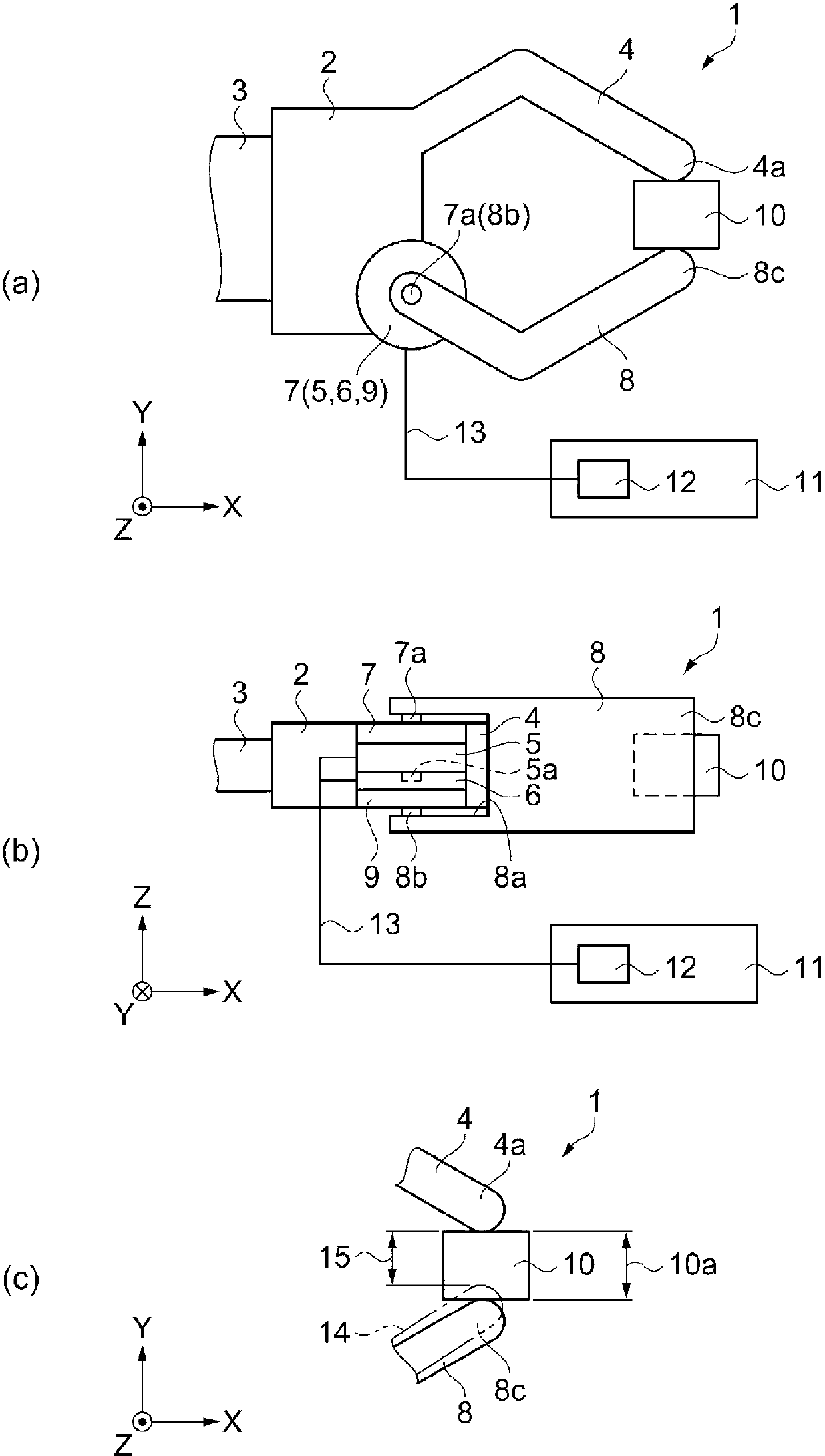 Motor control device, robot hand, robot, and motor control method