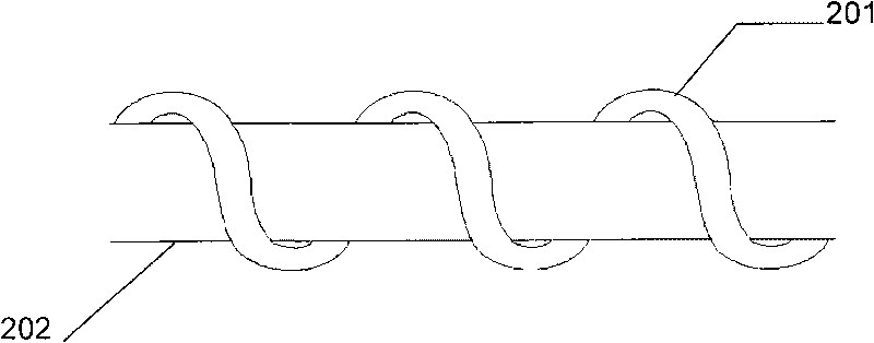 Light anode and flexile solar battery thereof