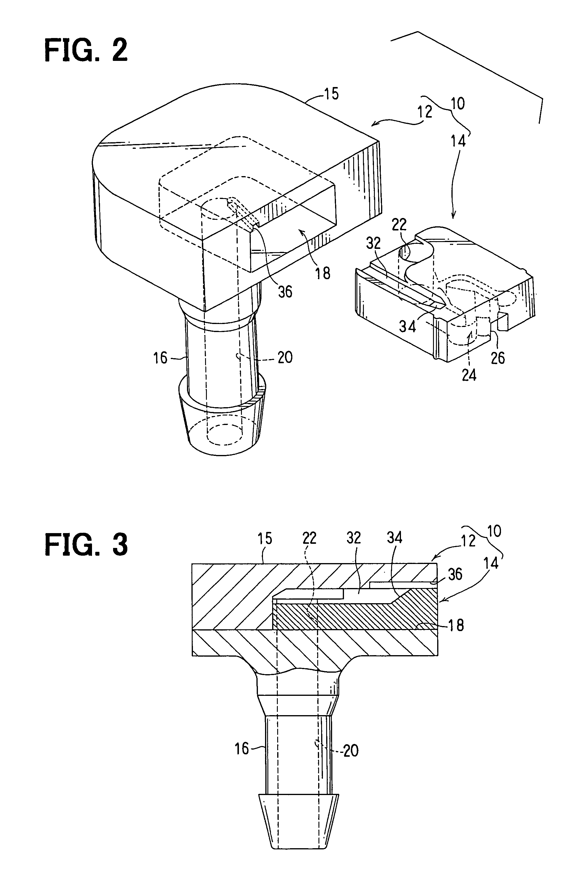 Washer nozzle and washer apparatus