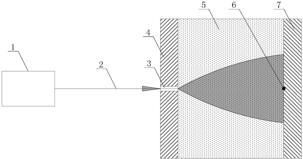 Method for rear wall protection in laser processing of turbine blade by using water and silicon dioxide