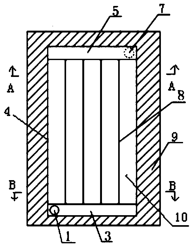 Simple-structure exhaust air waste heat recovery energy-saving device