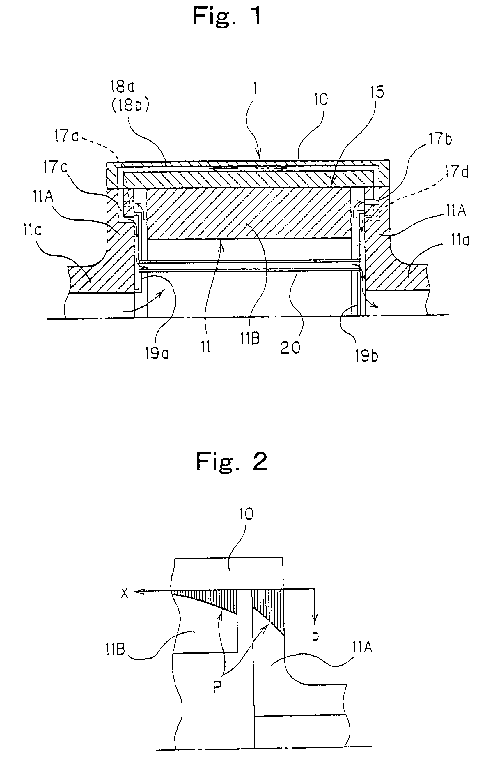 Dual drum type continuous casting device and method for continuous casting