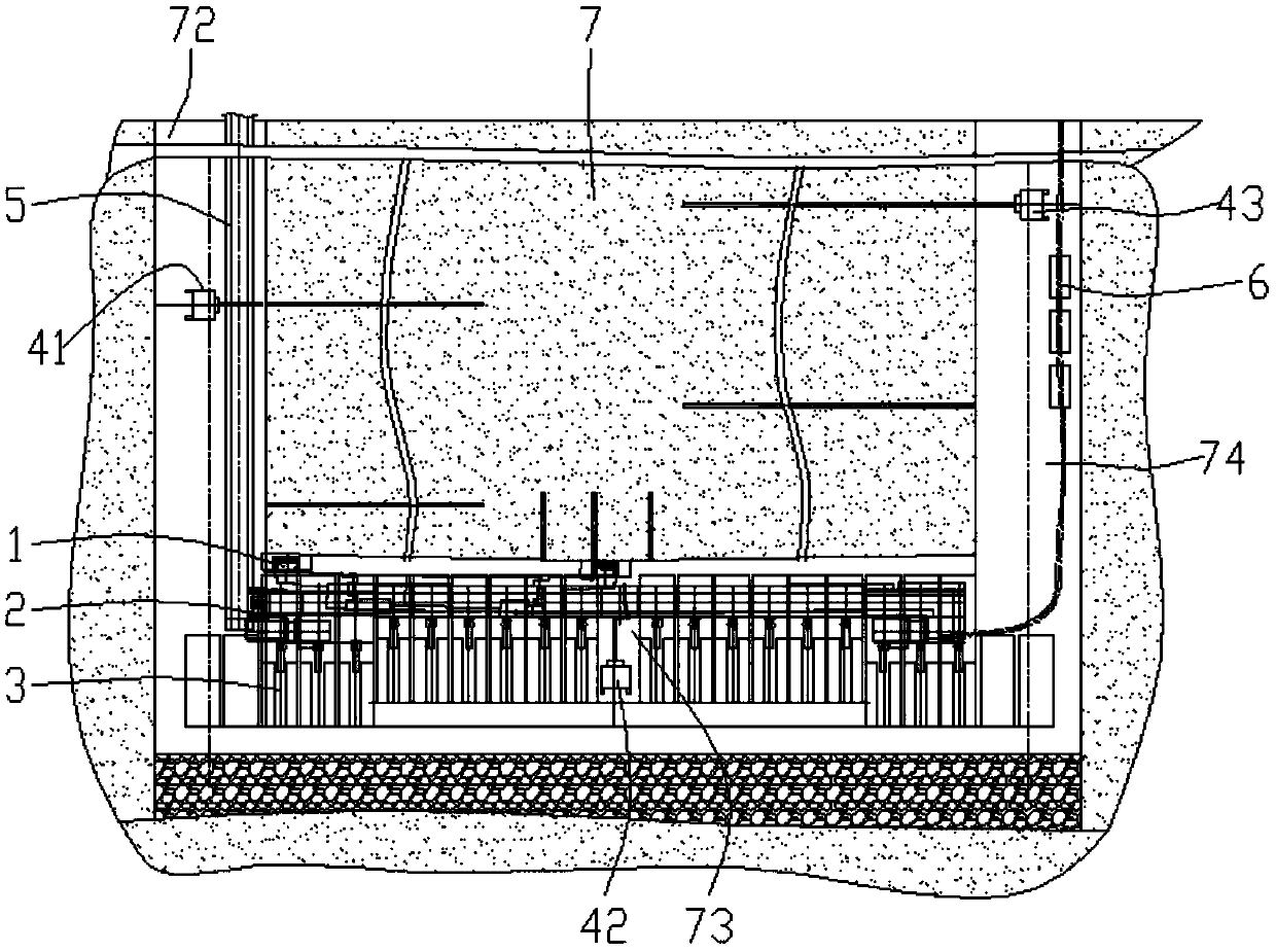 Mineral aggregate mechanized continuous production method