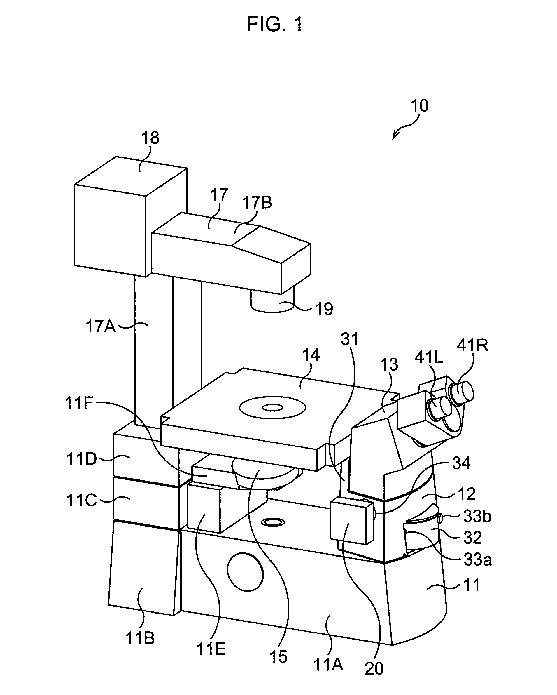 Eyepiece base unit and microscope