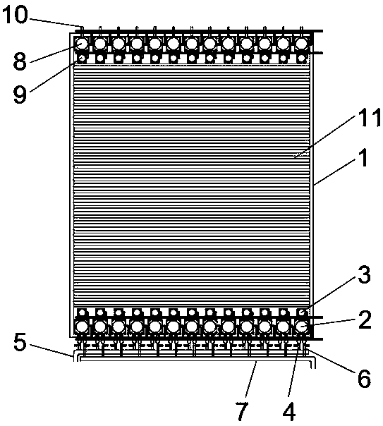 Equipment used for connecting water hose lining with jacket