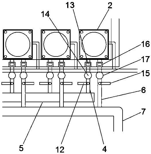 Equipment used for connecting water hose lining with jacket