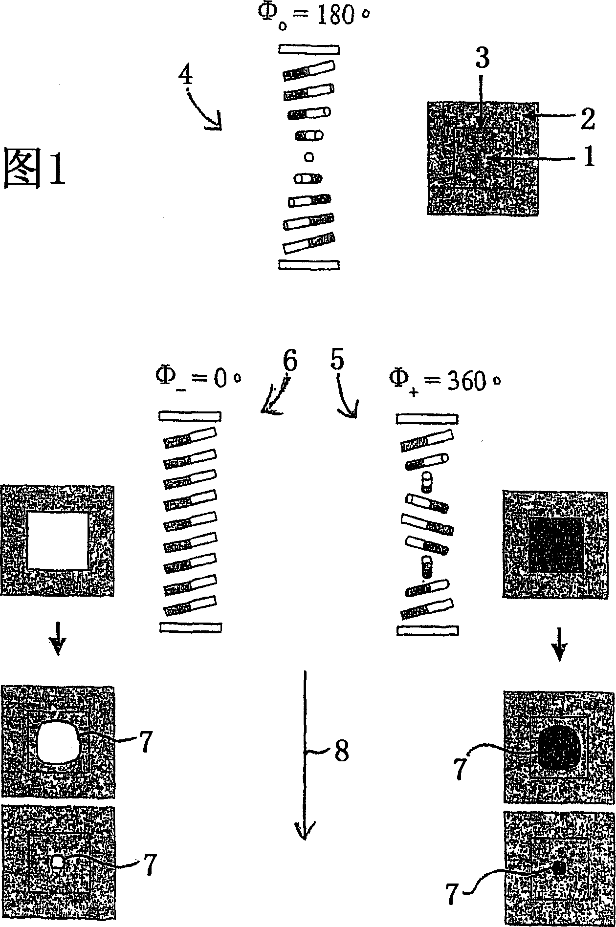 Nematicliquid crystal electrooptical element and device