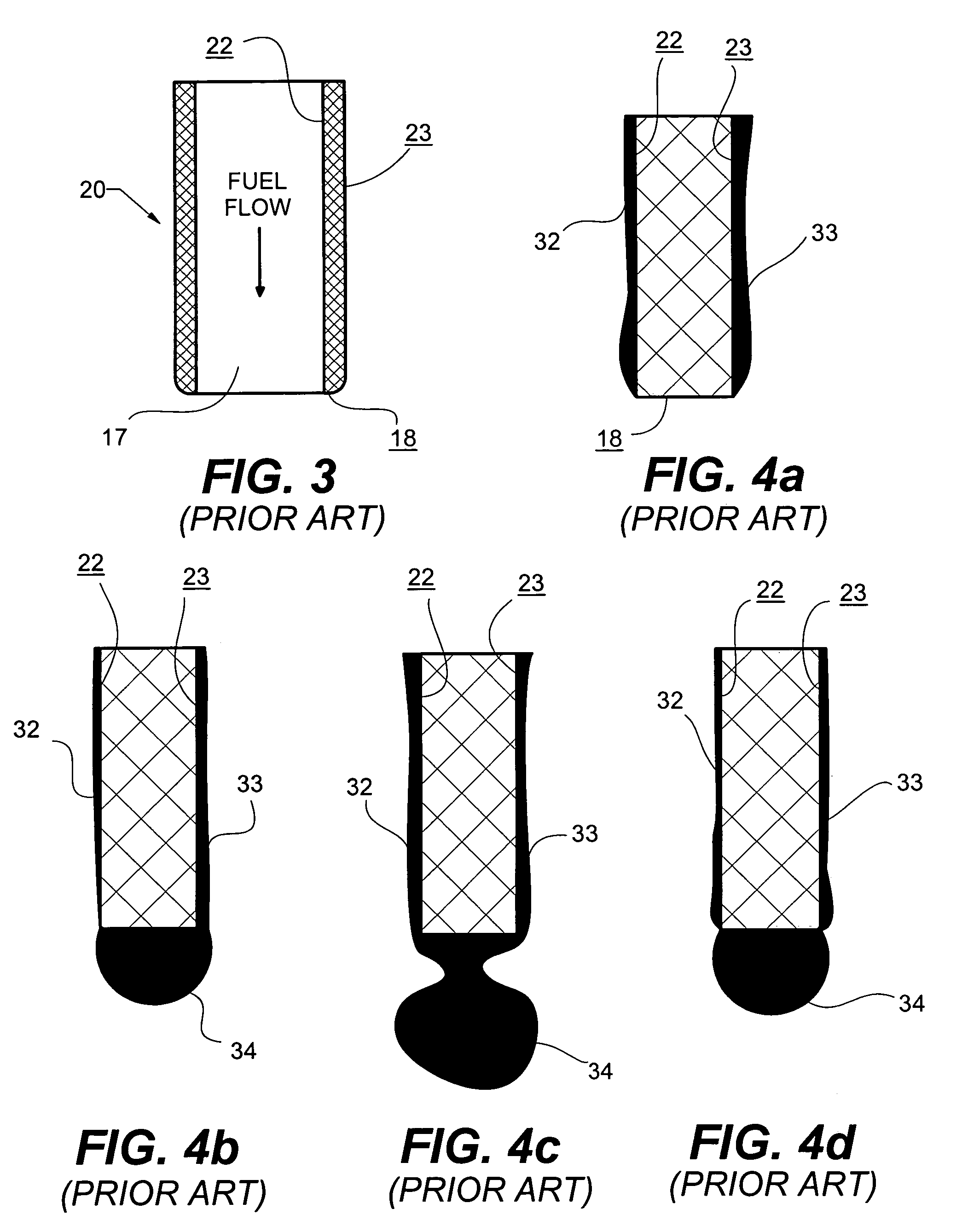 Fuel dispensing spout with continuous endface