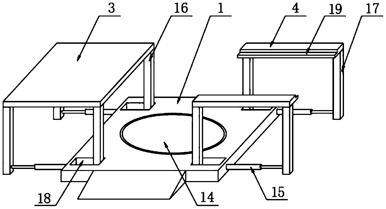 Auxiliary support equipment for clinical treatment of middle-aged and old people