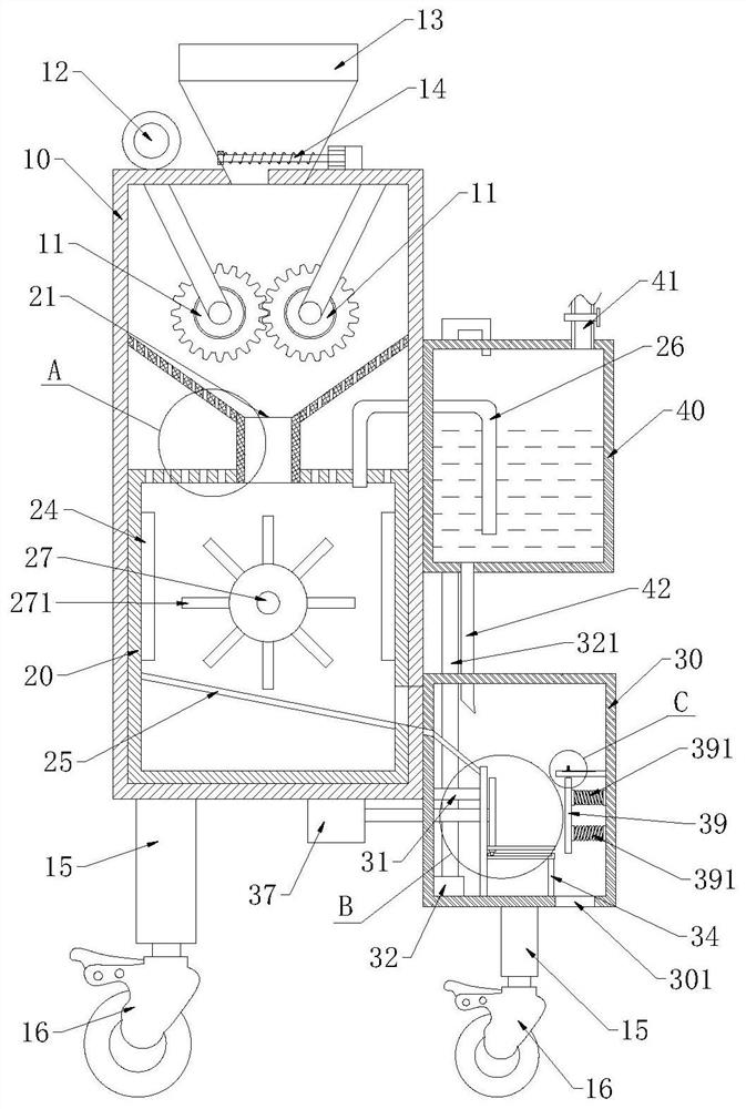 Semi-solid waste incineration treatment device