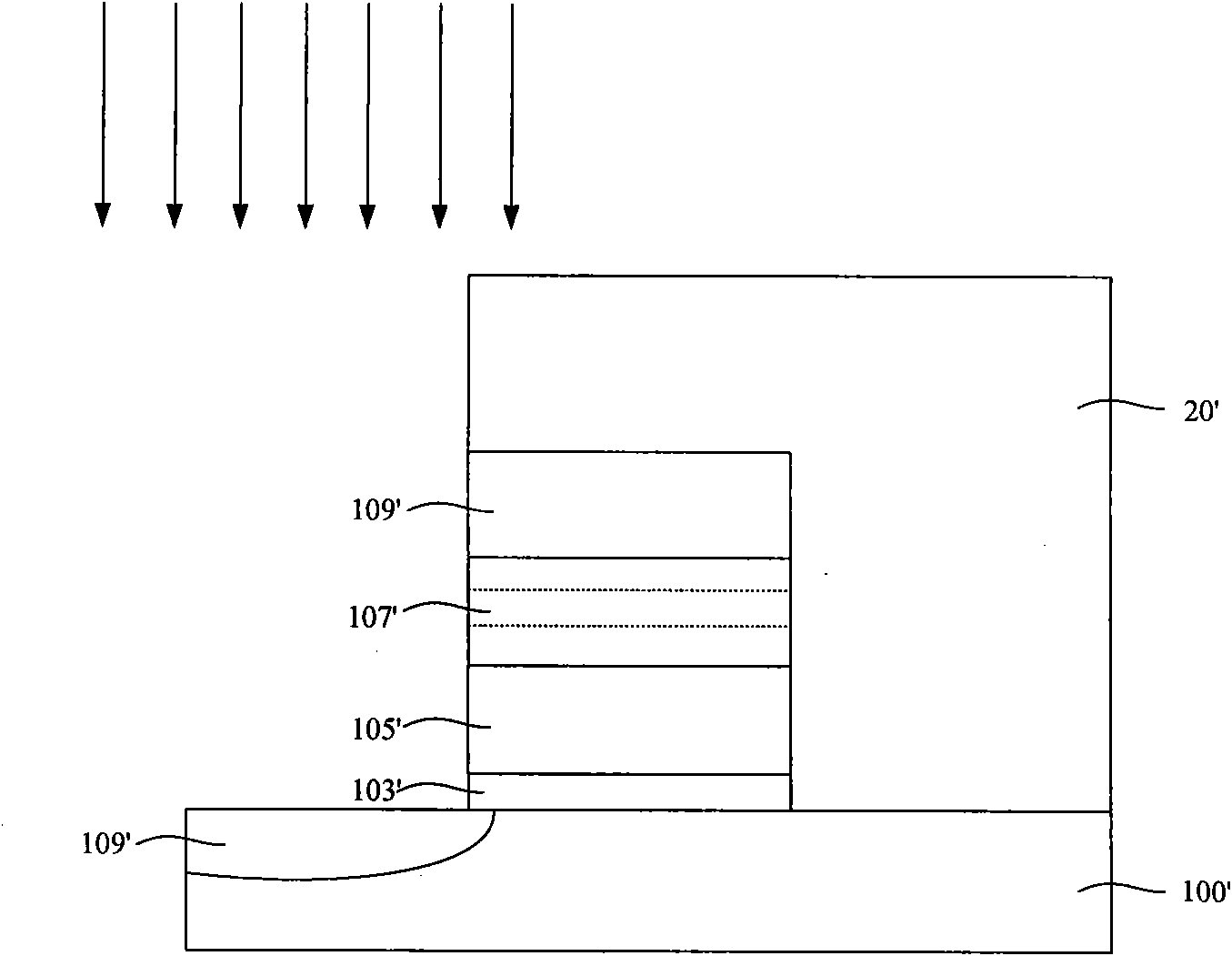 Method for manufacturing split gate flash by reducing writing interference