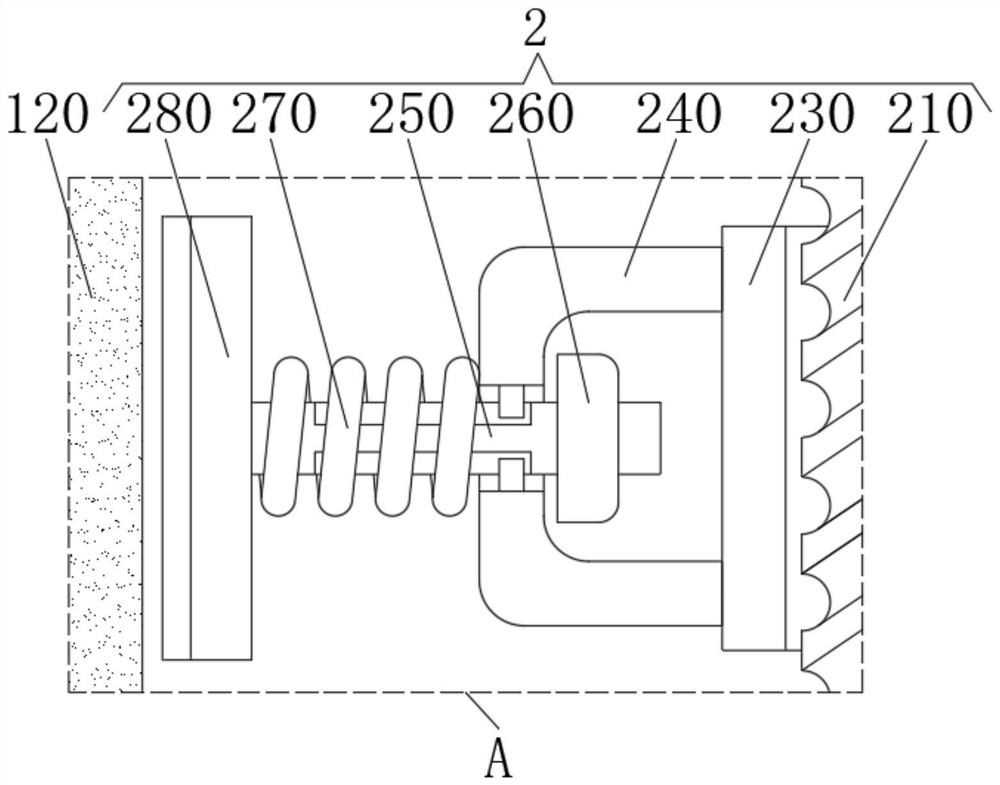 Industrial kiln waste gas treatment device with efficient purification function