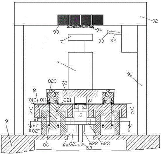 Grinding equipment with grinding angle capable of being adjusted manually