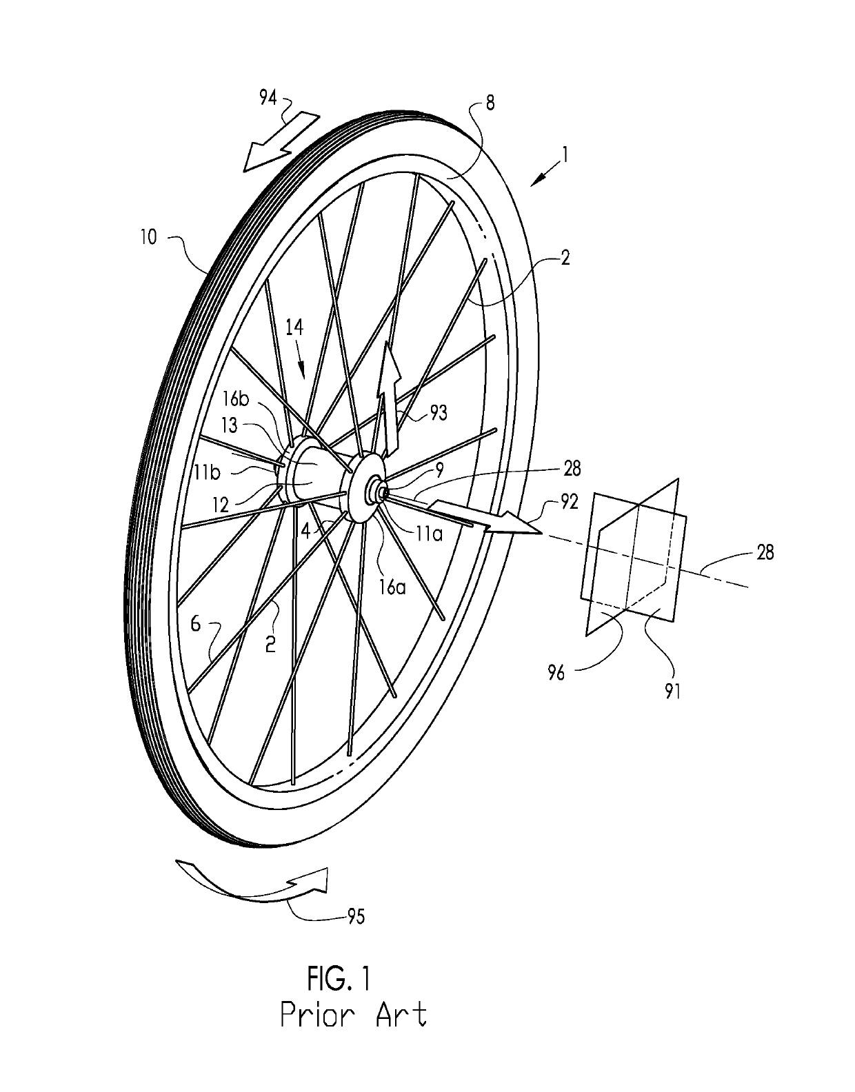 Vehicle wheel axle assembly