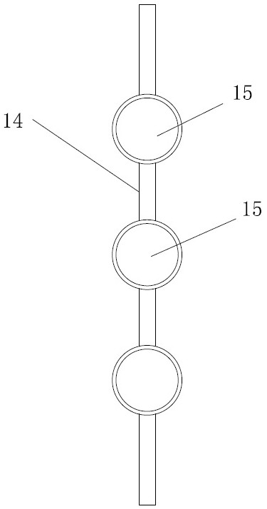 Gradient temperature control cell for constant temperature test of biological agents