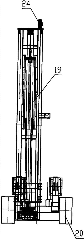 Screw anchor drilling machine