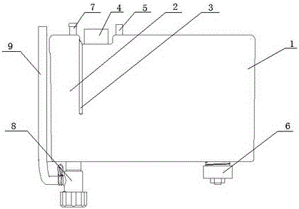 Anti-spill detergent storage device and washing machine