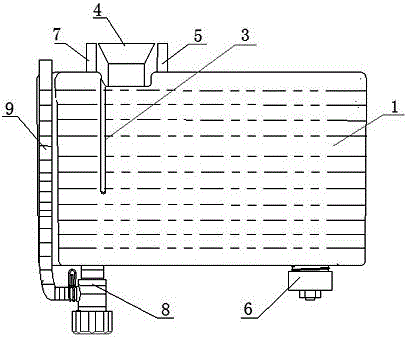 Anti-spill detergent storage device and washing machine