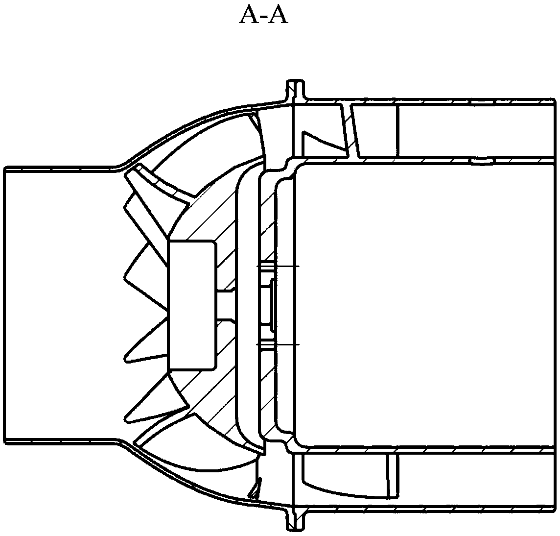 Diagonal fan and household appliance