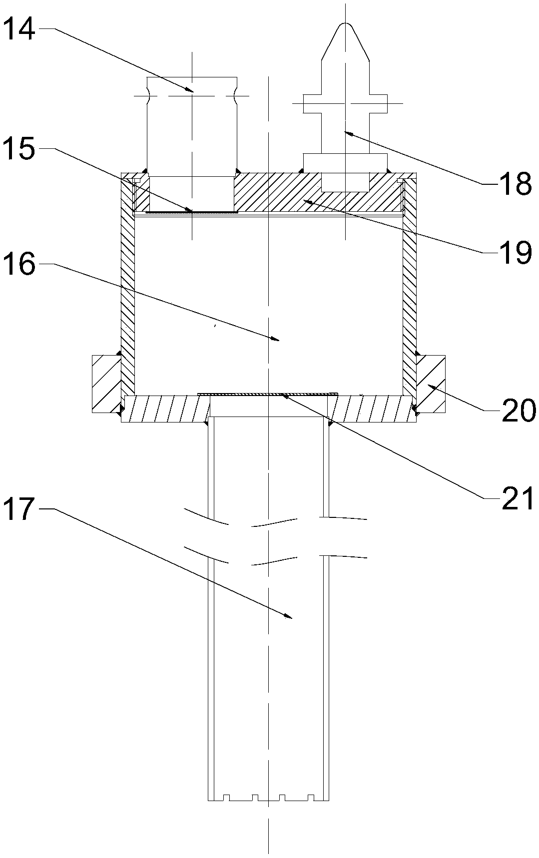 A kind of underwater high-radioactive foreign body multifunctional suction container and salvage process