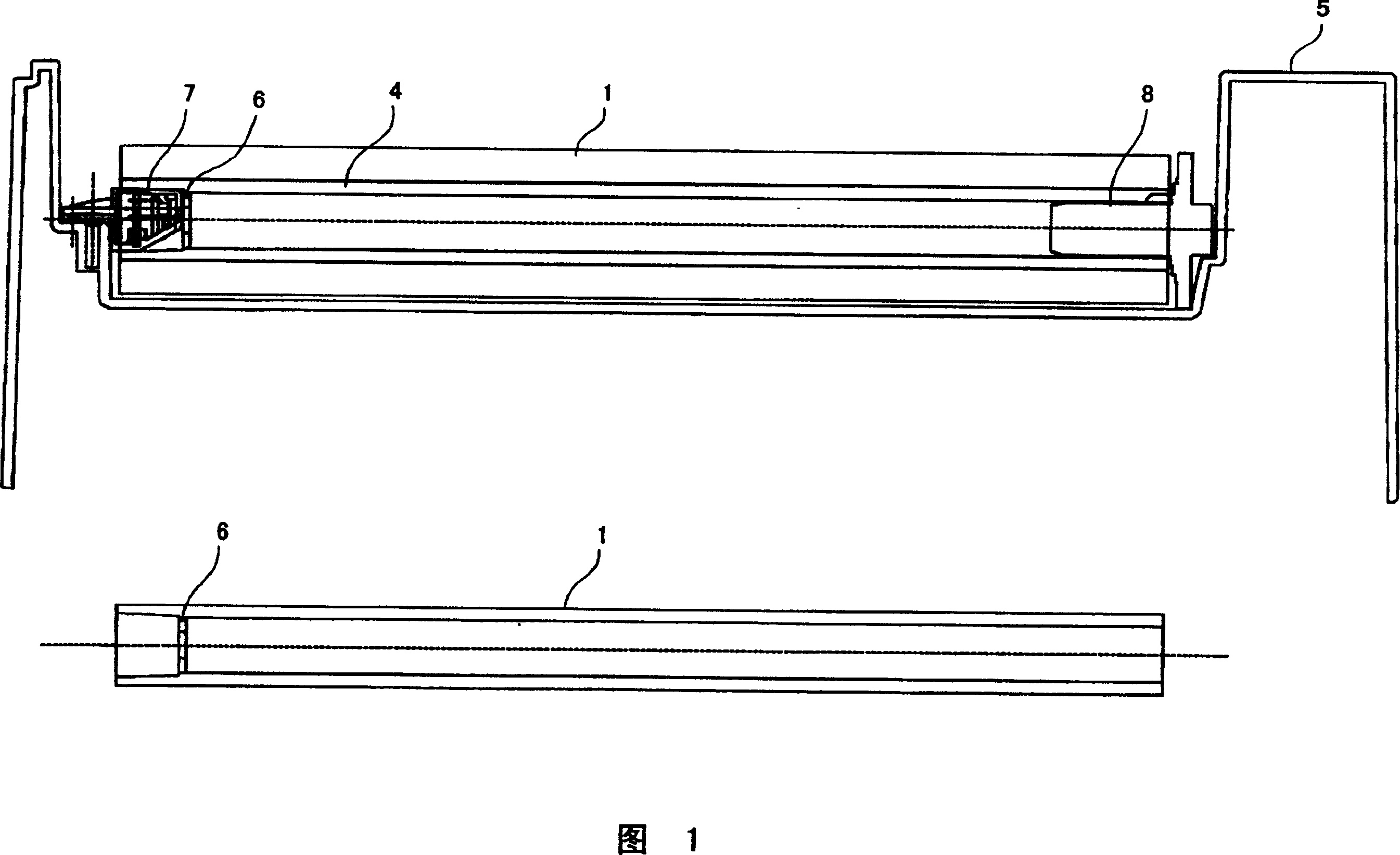 A ink ribbon unit with supporting device and image printing equipment