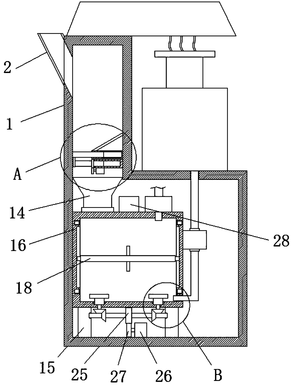 Pediatric negative pressure gastric lavage device for nursing in pediatric department